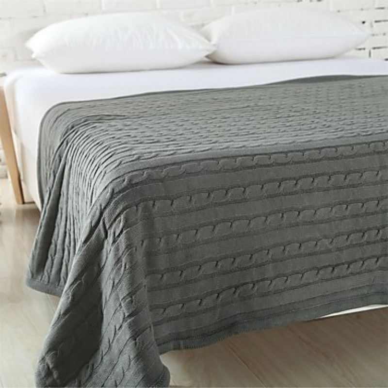 Think Knitted Blanket Full Cotton 47"*71"