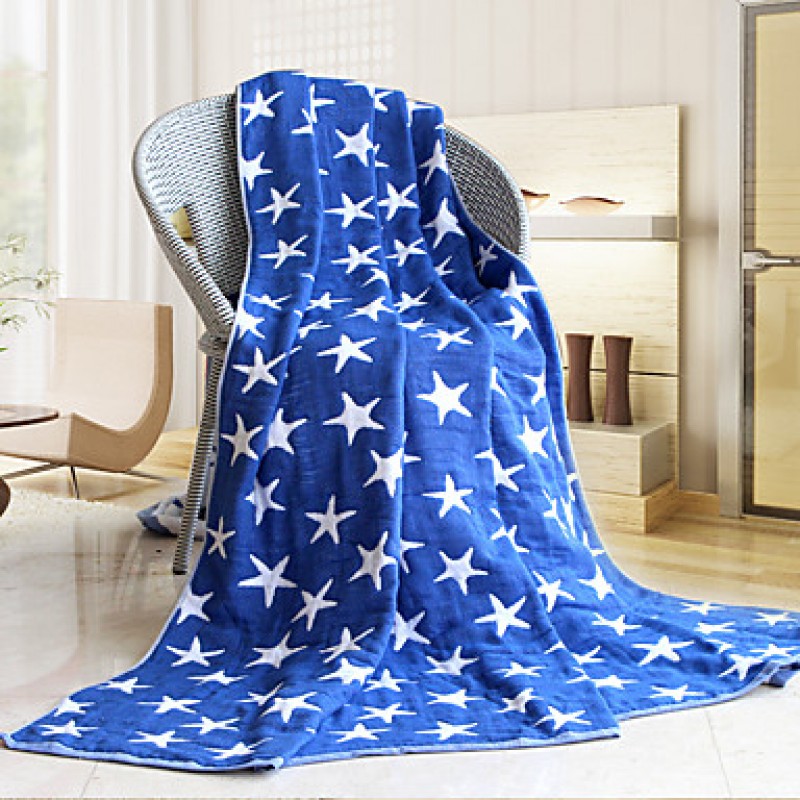 1 PC Full Cotton Blanket 86" by 70&...