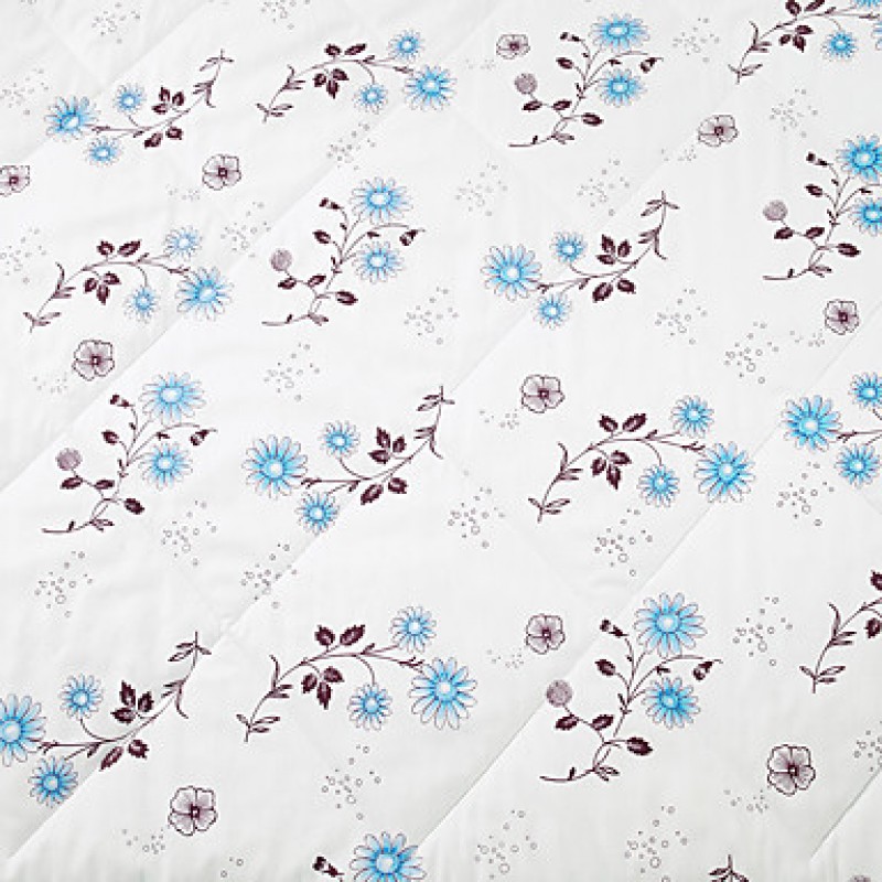 Floral / Botanical Printed 100% Mulberry Silk Quilt for Summer Air Conditioner Room W59"×L79"(W150 x L200cm)