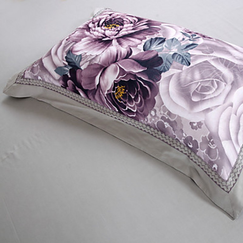 Floral Cotton 4 Piece Duvet Cover Sets