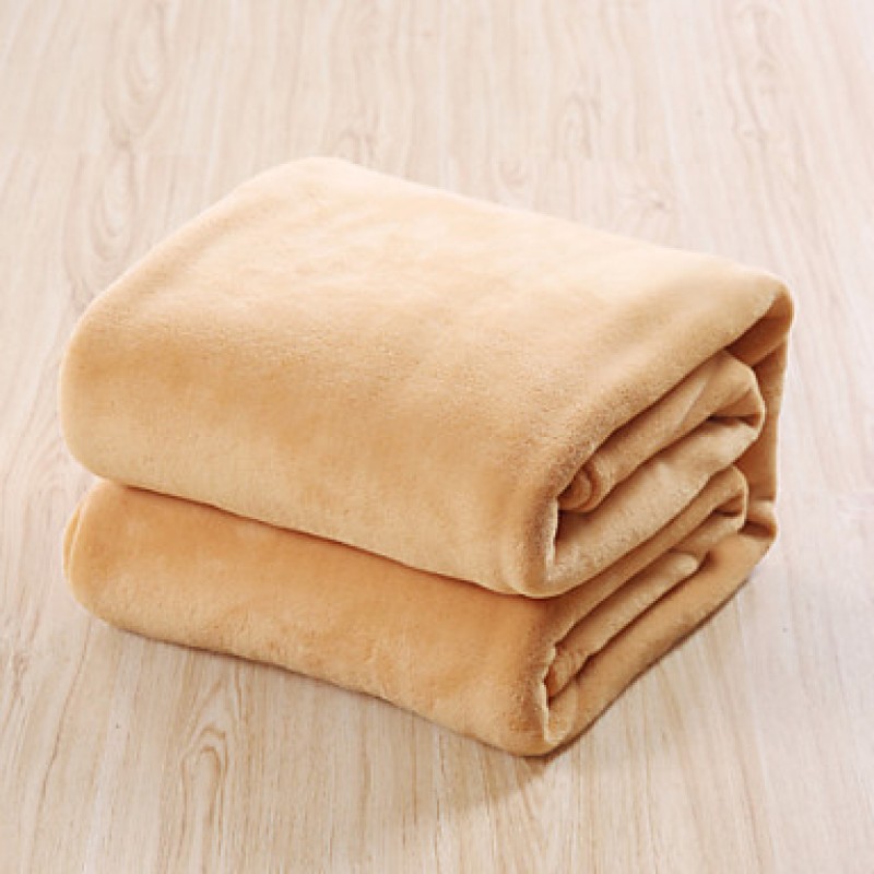 150*200cm Solid Color Flannel Fleece Blankets