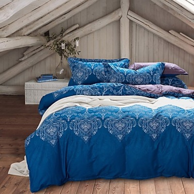 Blue Bohemia Style Bedding Sets Queen Si...